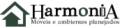 Logo Harmonia Móveis e ambientes planejados